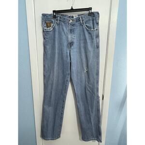 Cinch Jeans Mens 36x34 High Rise Straight Leg Bronze Label Workwear Cowboy